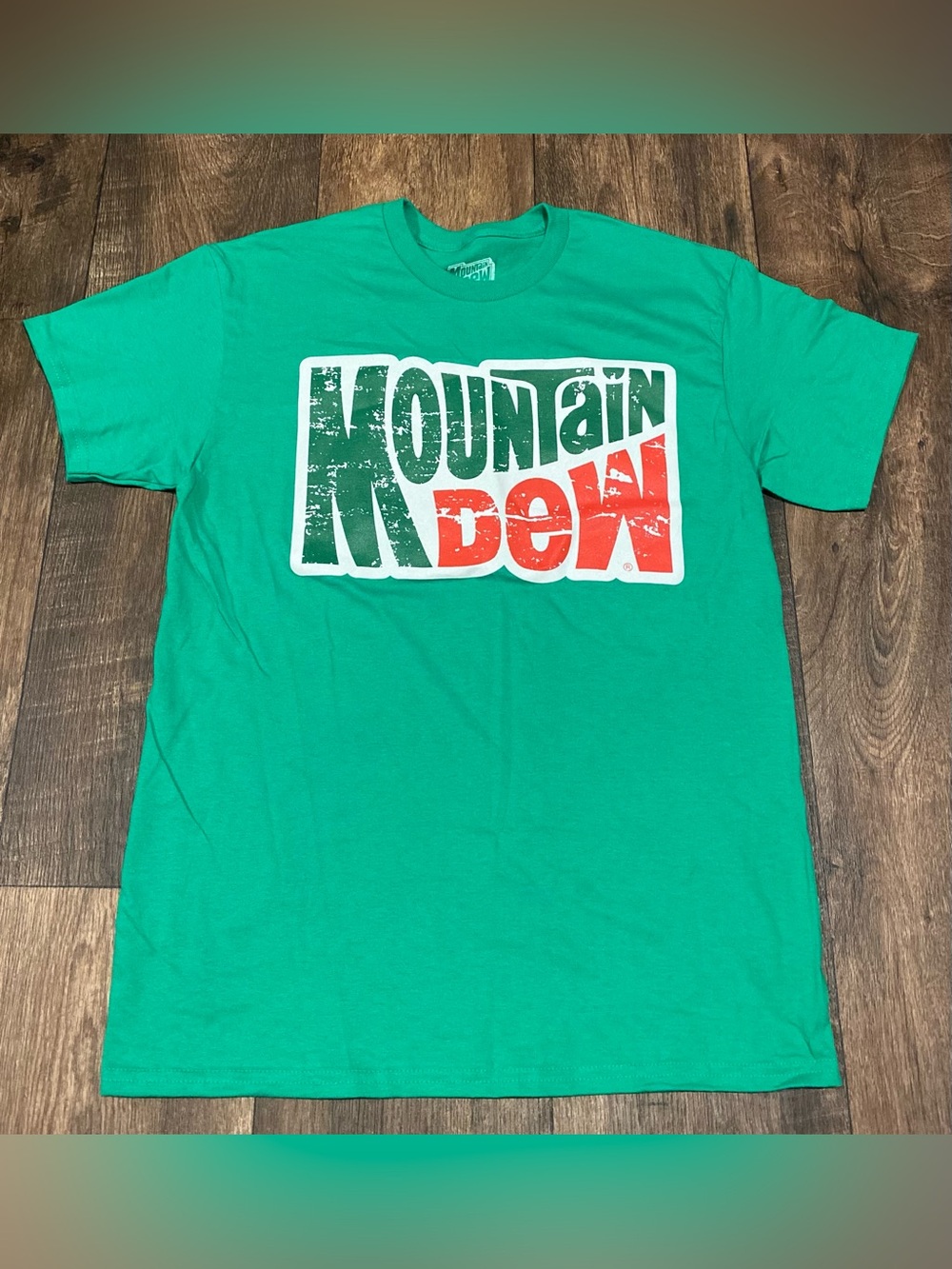 Brand New Green Mountain Dew Graphic Tee Size Medium